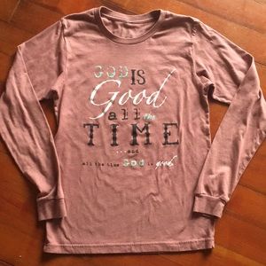 Cute long sleeve tee shirt size small